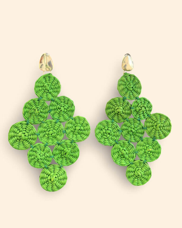 Aretes Toquilla Rombo