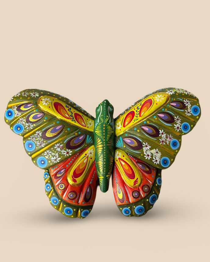 Mariposa de Madera Hecho en Ecuador