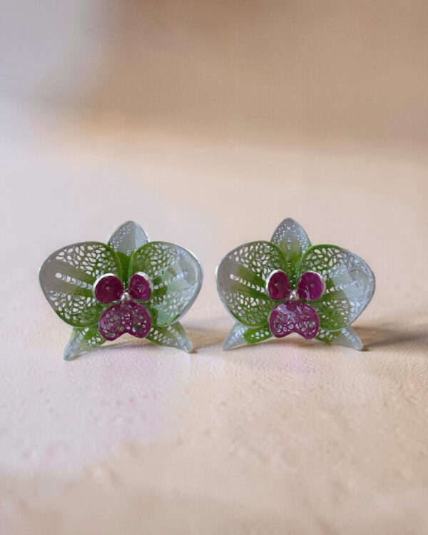 Aretes Cattleya