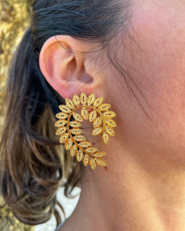 Aretes Bromelia