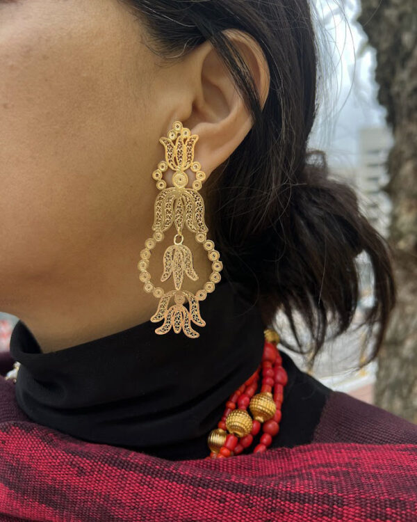Aretes Flor de Loto