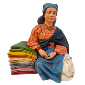 Escultura cerámica Mujer Otavaleña