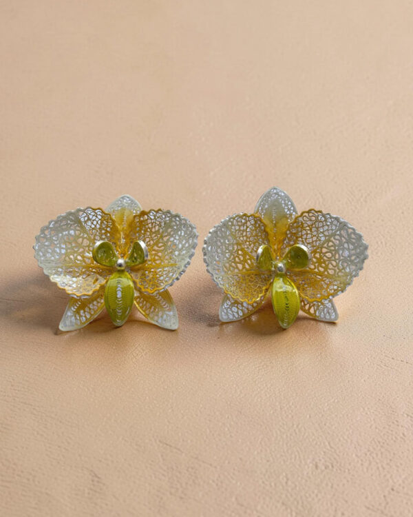 Aretes Cattleya Selva
