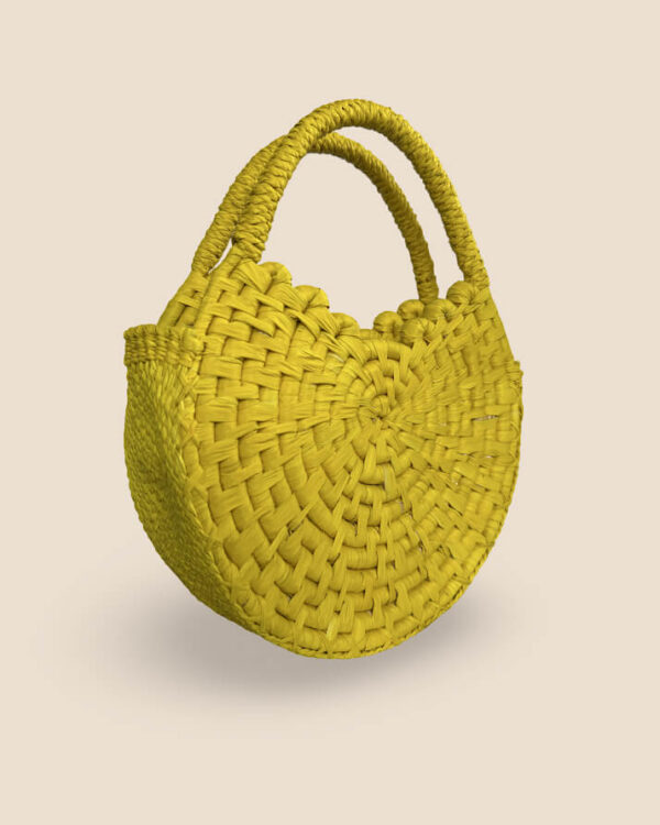 Mini Bag Toquilla Amarillo