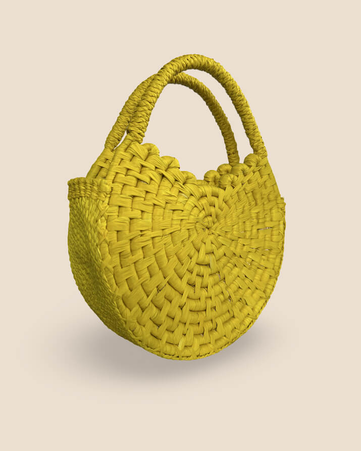 Mini Bag Toquilla Amarillo