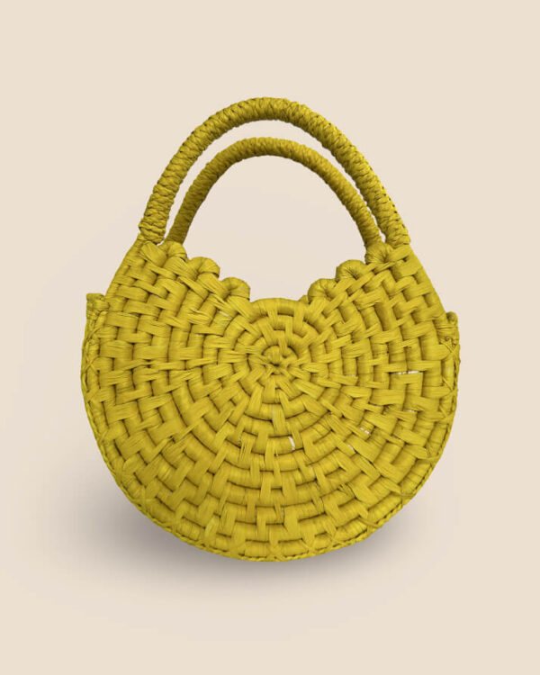 Mini Bag Toquilla Amarillo