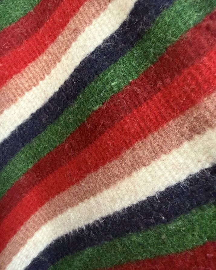 Poncho Tradicional Ecuatoriano Lana de Oveja