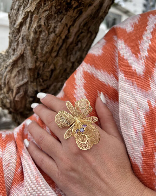 Anillo Orquídea