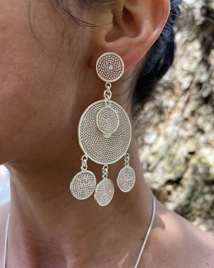 Aretes filigrana