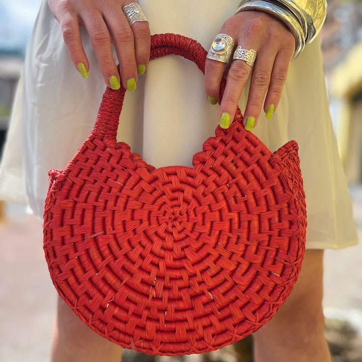 Mini Bag Toquilla Rojo