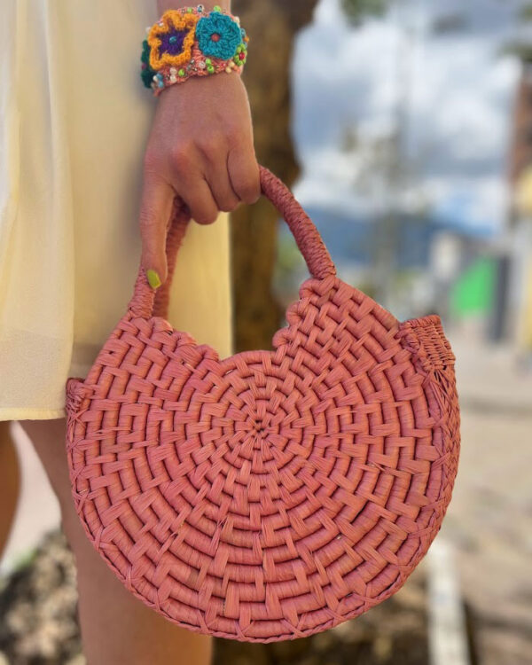 Mini Bag Toquilla Rosa